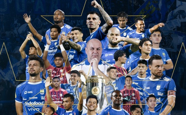 Persib Bandung Resmi Sandang Gelar Juara Liga 1 2024/2025, Bintang Keempat Kini Tersemat di Logo